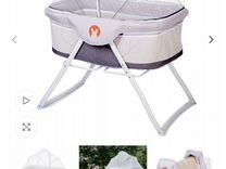 Складная кровать колыбель babyhit carrycot light grey