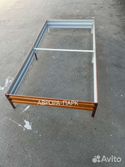 Грядка 8х1 метр, высота 25 см