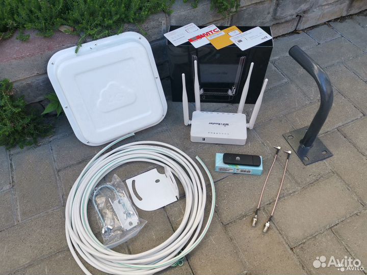 4G модем + WiFi Роутер + Антенна - Комплект X-065