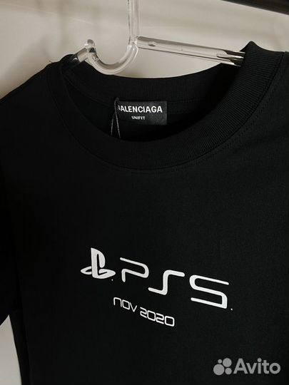 Футболка мужская Balenciaga PS5 (S,M,L,XL )