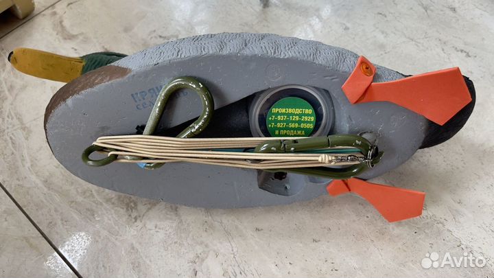 Чучело утки с элетроманком