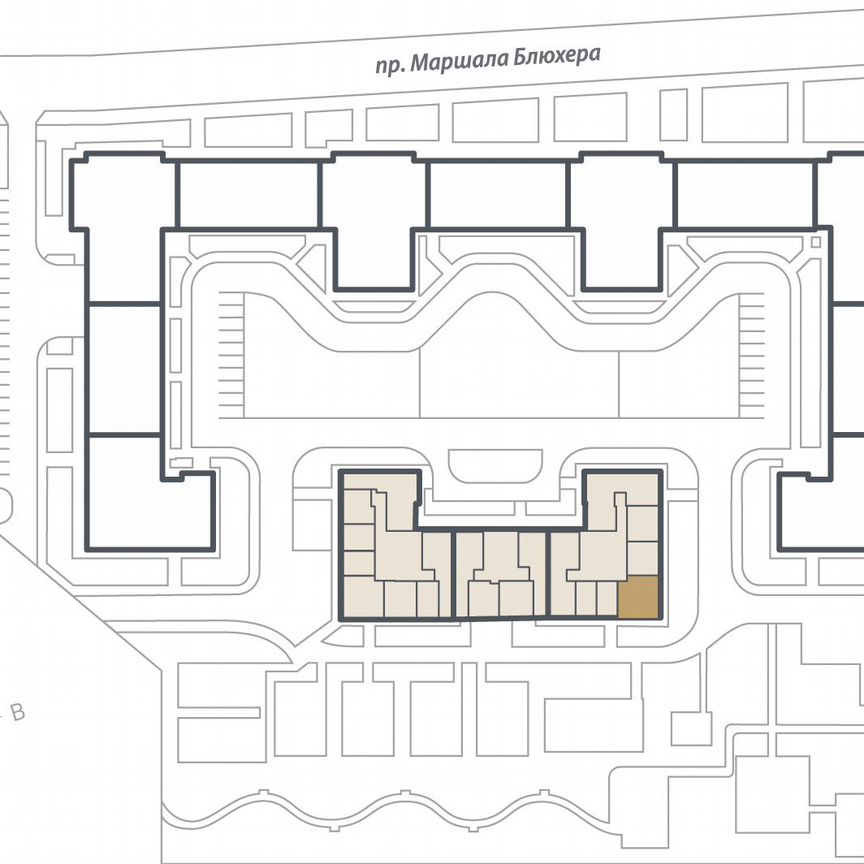 2-к. квартира, 62 м², 10/16 эт.