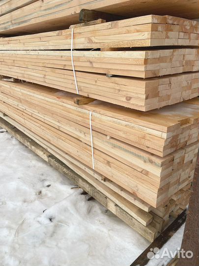 Доска обрезная 50х200х6000мм