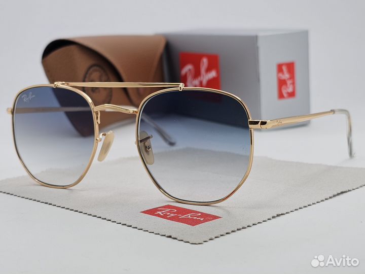 Очки Ray Ban Marshal 3648 Голубой Градиент Стекло