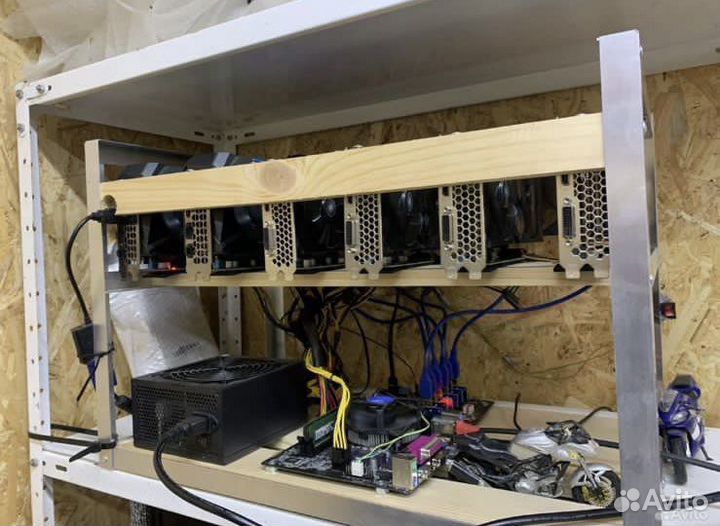 Майнинг ферма риг maning bitcoin