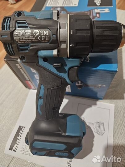 Акк.Дрель-шуруповерт 40V XGT Makita DF002GZ