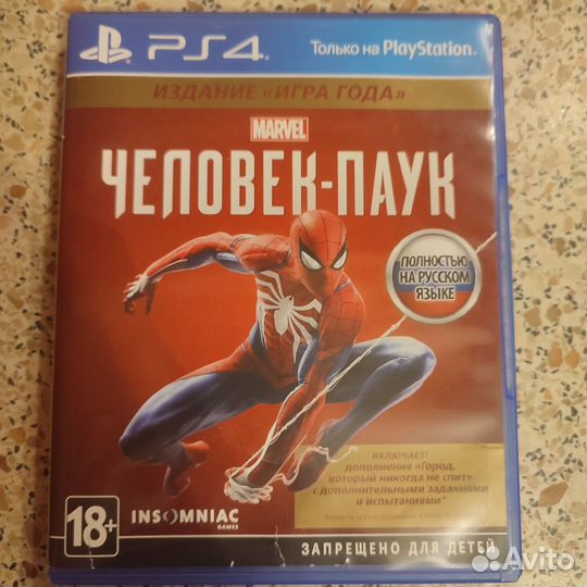 Игра на ps4 человек паук
