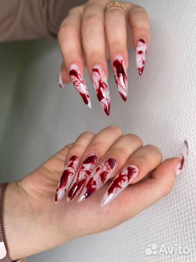 Корейский маникюр, дизайн,наращивание