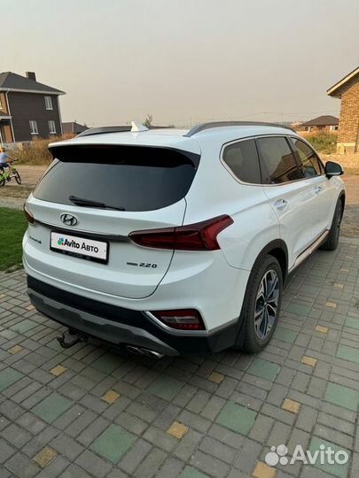 Hyundai Santa Fe 2.2 AT, 2019, 69 300 км