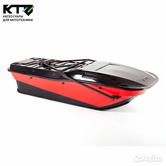 Сани волокуши ктз Экспедишн с жесткой крышкой