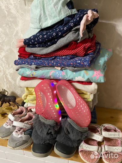 Одежда для девочки пакетом 80 86