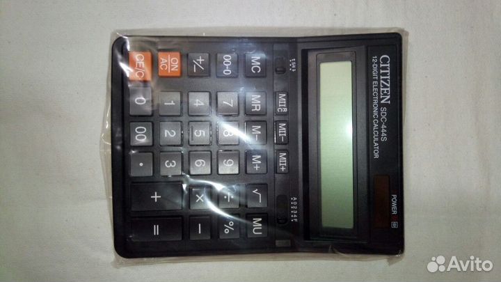 Калькулятор citizen SDC 444S настольный бухгалтерс