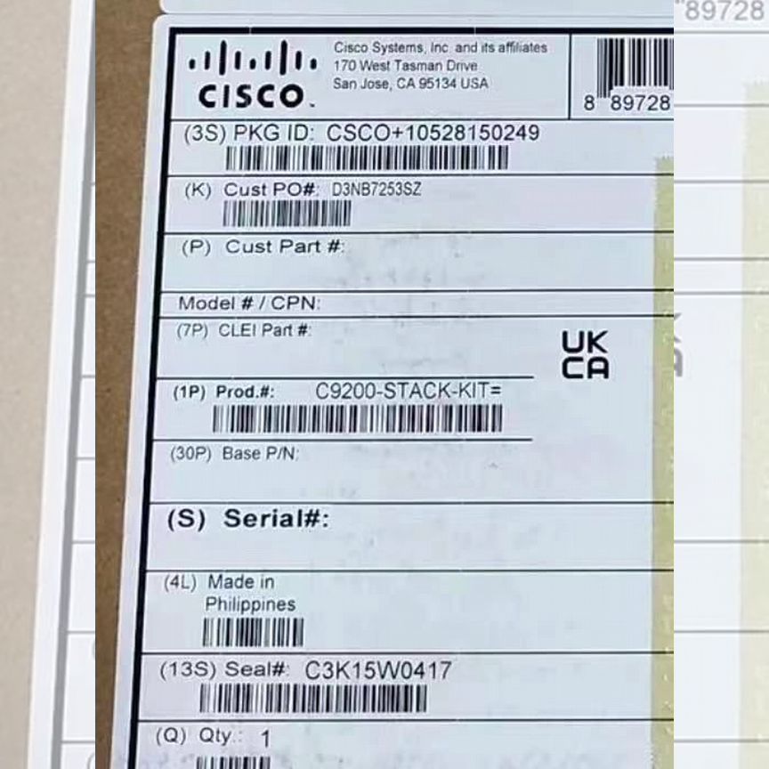 [C9200-STACK-KIT] Стековый Комплект Cisco C9200-Stack-Kit