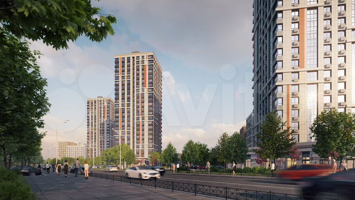 2-к. квартира, 65,7 м², 8/13 эт.