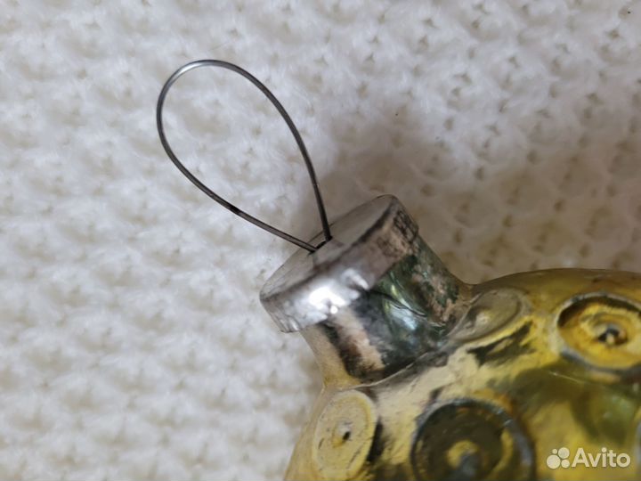 Елочные игрушки кремлевский желудь большой СССР