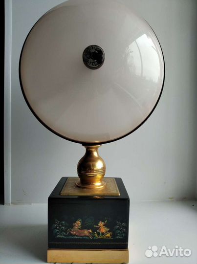Часы настольные Весна,ссср. Роспись Мстёра