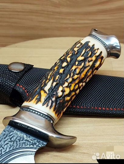 Нож охотничий с ножнами. Отличное качество. Новые