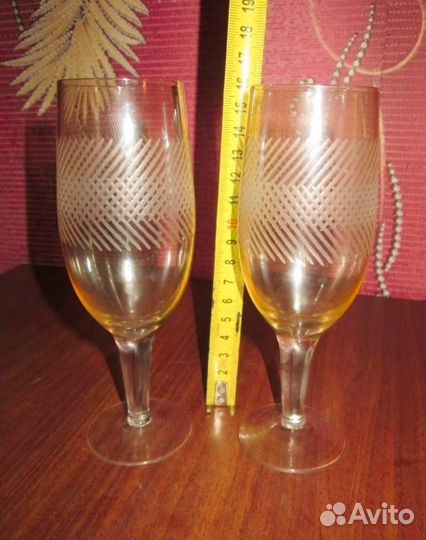 Фужер,тонкое стекло -2 шт одним пакетом, СССР