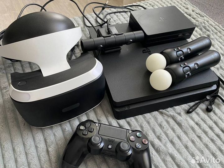 Ps4 slim + PS VR второй ревизии