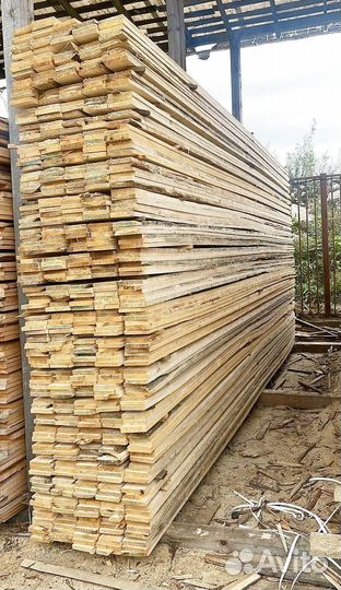 Доска обрезная 25х100х6000мм от производителя