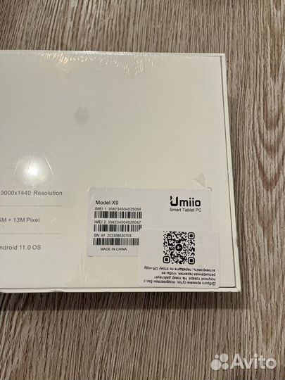 Планшет новый Umiio 10 дюймов 128Гб