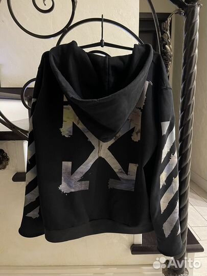 Зип худи off white