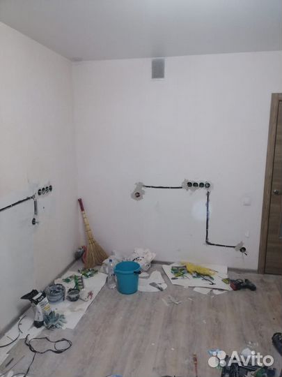 Перенос розеток под кухню и др. Быстро Без пыли