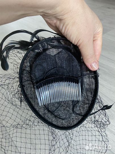 Шляпка с вуалью