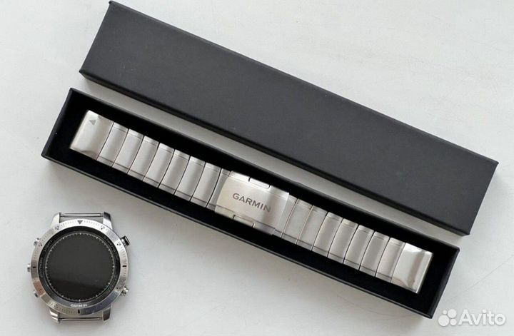 Титановый браслет garmin 22 mm