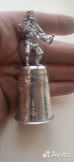 Стопка серебро 84