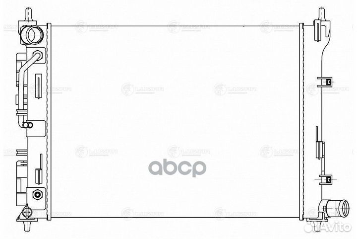 Радиатор охл. для а/м Hyundai Solaris (17) /Kia