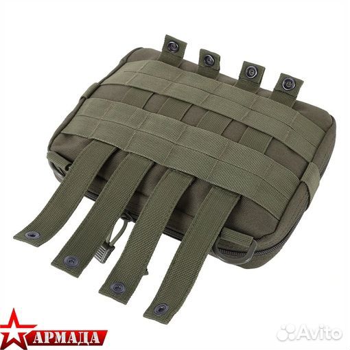 Большой сухарный подсумок олива