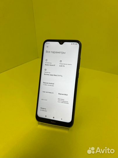 Xiaomi Redmi Note 8T, 3/32 ГБ