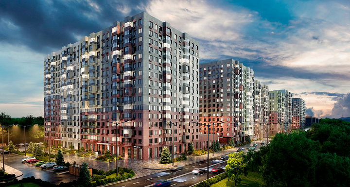 2-к. квартира, 57,8 м², 13/16 эт.