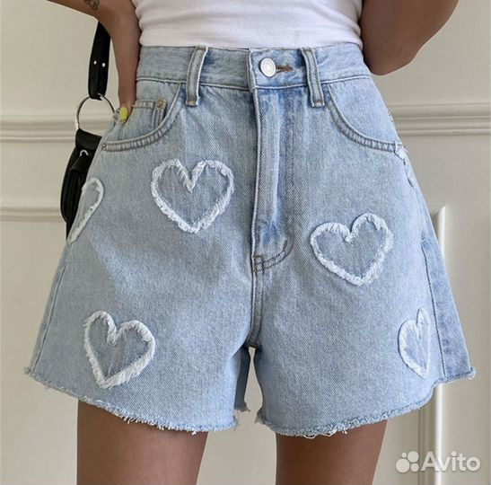 Женские джинсовые шорты новые 40 42 s xs