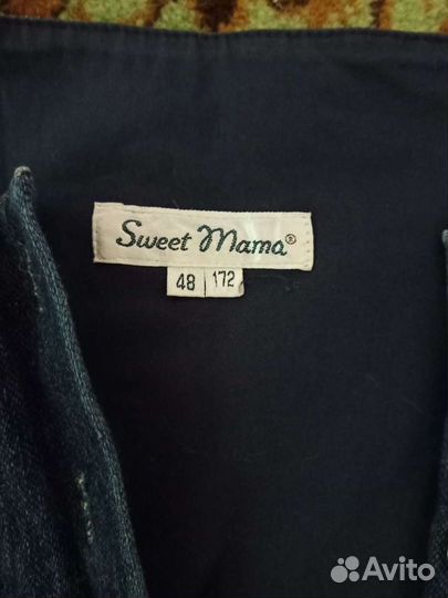 Джинсовый комбинезон для беременных