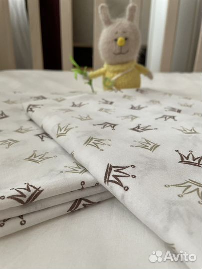 Пеленка для новорожденных большая/хлопок