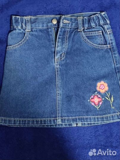 Джинсовые вещи на девочку от 116 размера