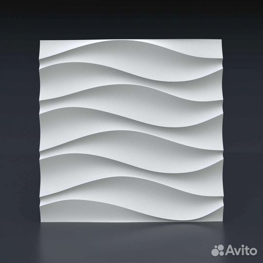 Гипсовая 3D панель 