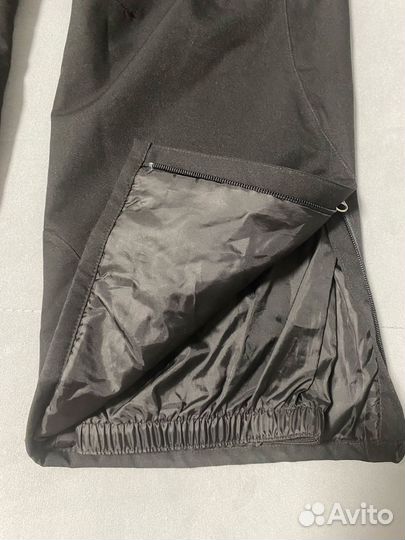 Брюки женские горнолыжные черные, теплые, легкие