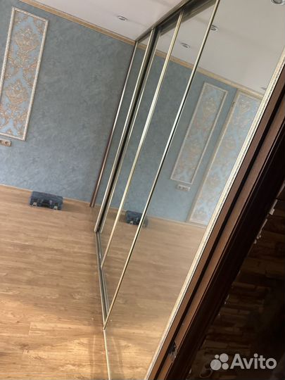 Двери купе зеркальные бу