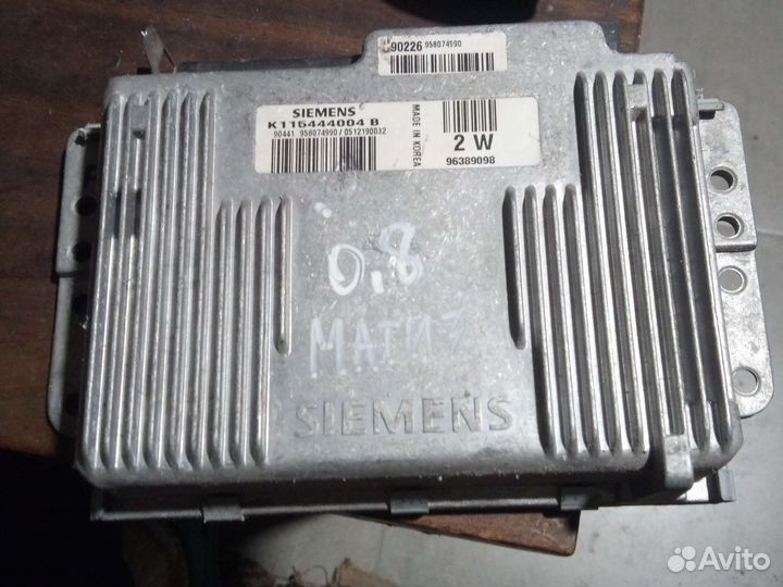 Блок управления двигателем Daewoo Matiz 0.8