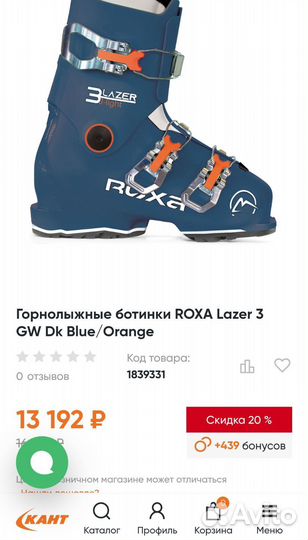 Горнолыжные ботинки