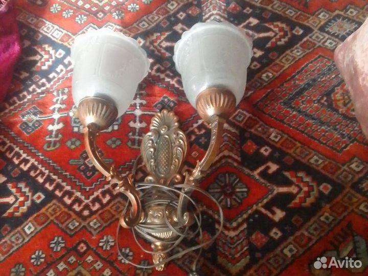 Светильник времен СССР рабочий