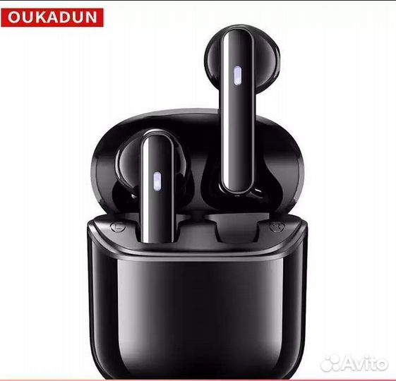 Беспроводные наушники Oukadun зарядка type C новые