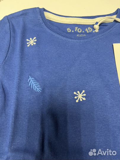 Туника кофта синяя для девочки новая 5.10.15 р 98