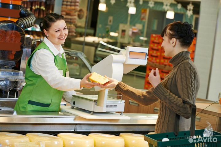 Продавец за прилавок (без кассы)