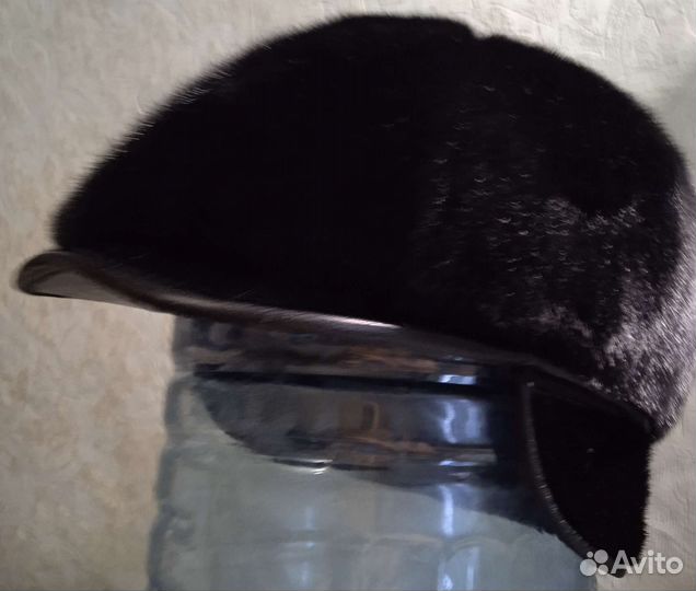 Меховая шапка с ушками