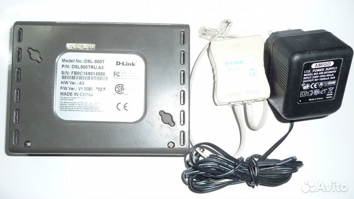 Adsl-модем D-Link DSL-500T