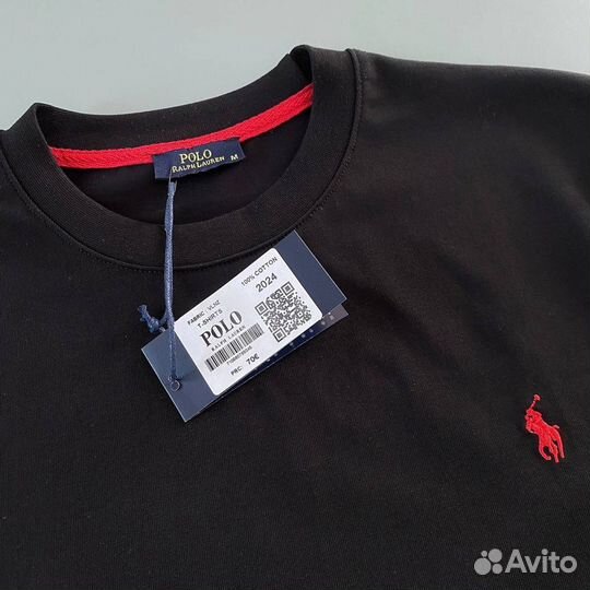 Футболка polo ralph lauren черная